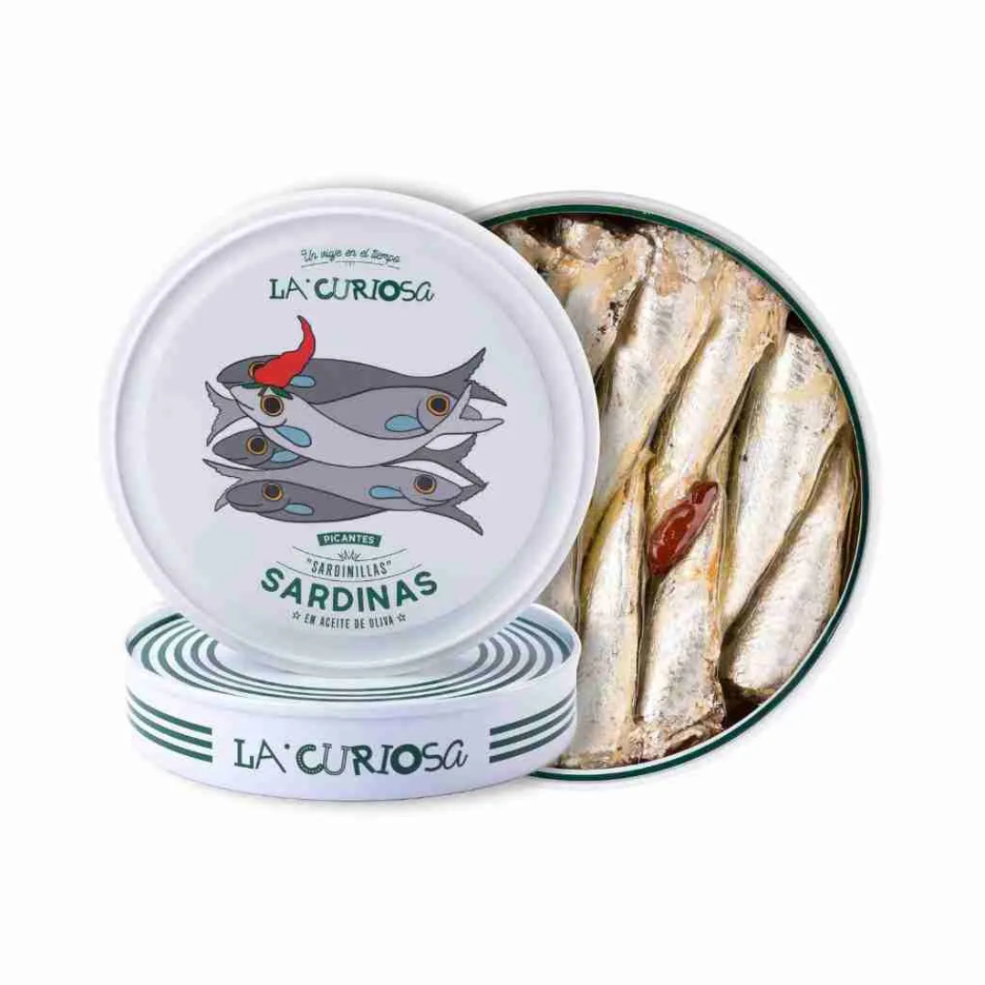 Sardinillas med Chilipeber La Curiosa